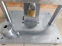 铜挂锁挂锁锁芯试验机 铜锁芯钥匙扭转测试