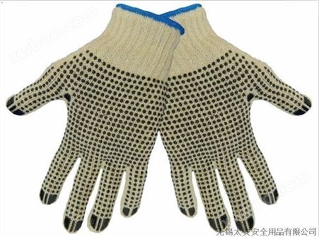 Global Glove纱线点胶手套--S55D1/W供应防护手套