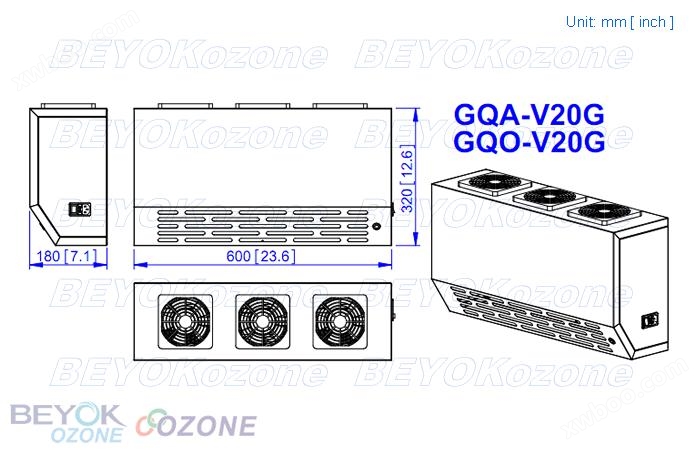 百悦康 空气消毒机GQA-V20G