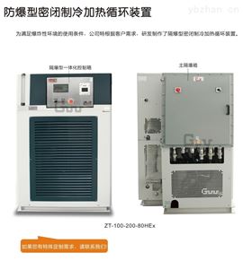 郑州长城防爆ZT-100-200-40HWEx密闭制冷加热循环装置